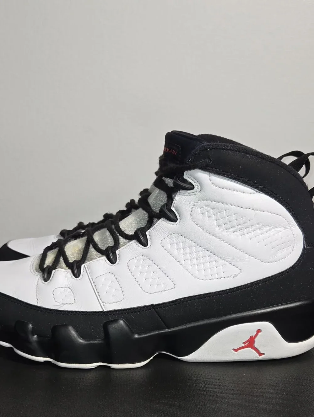 Air Jordan 9 Retro Space Jam  Black White 2016  302370-112 Size 12